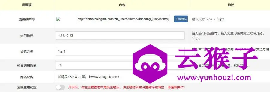 zblog自适应网址收藏单页导航主题 zblog自适应网址收藏单页导航主题
