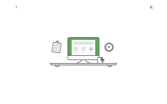 HTML5 SVG动态404桌面特效