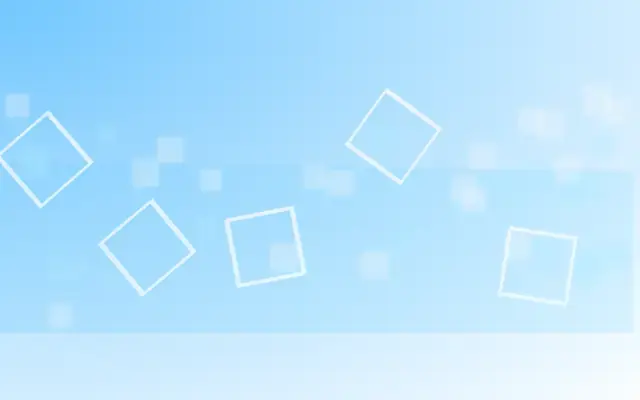 CSS3蓝色透明方块背景特效