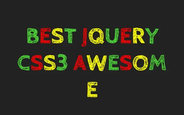黑板彩色粉笔字CSS3特效