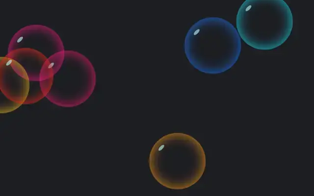 CodePen - Windows Vista bubbles screensaver #cpc-circle #codepenchallenge