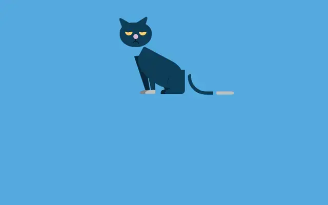 纯css3绘制卡通猫咪动画特效