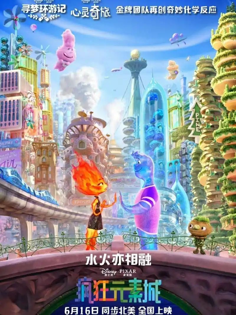 《疯狂元素城》电影解说文案,电影解说文案,解说文案,疯狂元素城,第1张